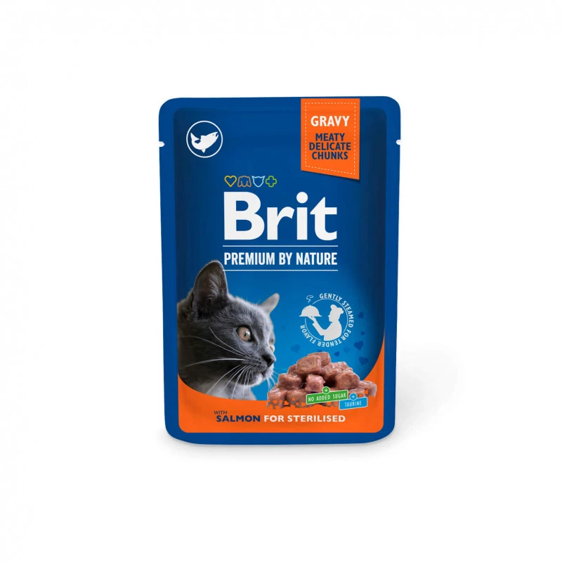 pochon-brit-premium-au-saumon-chat-sterilise-100gr