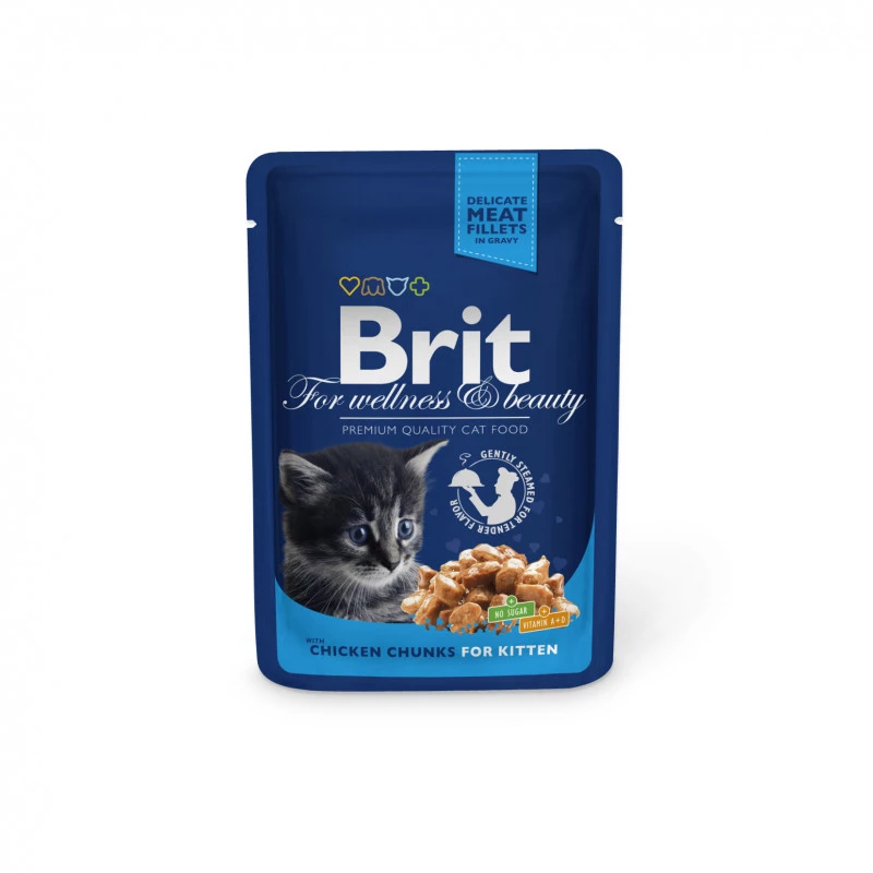 pochon-brit-premium-poulet-au-chaton-100gr