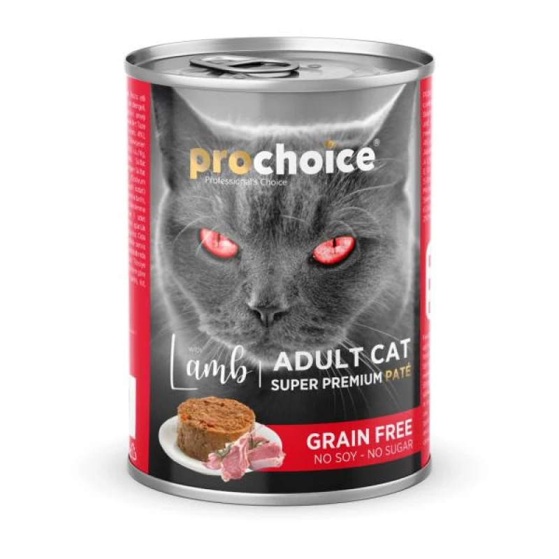 prochoice-gf-pate-chat-agneau-400-gr